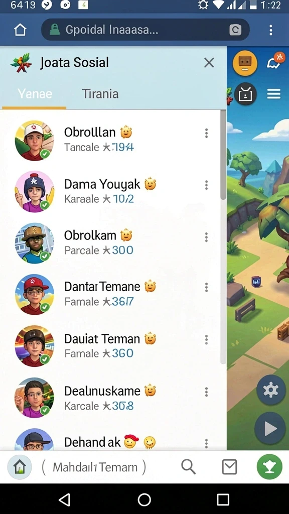 Mode multiplayer yang seru dan kompetitif.