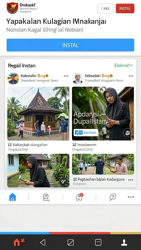 Tampilan antarmuka yang intuitif dan menarik.