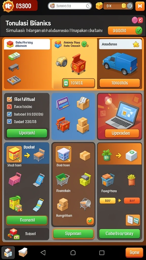 Screenshot leaderboard dengan peringkat pemain.