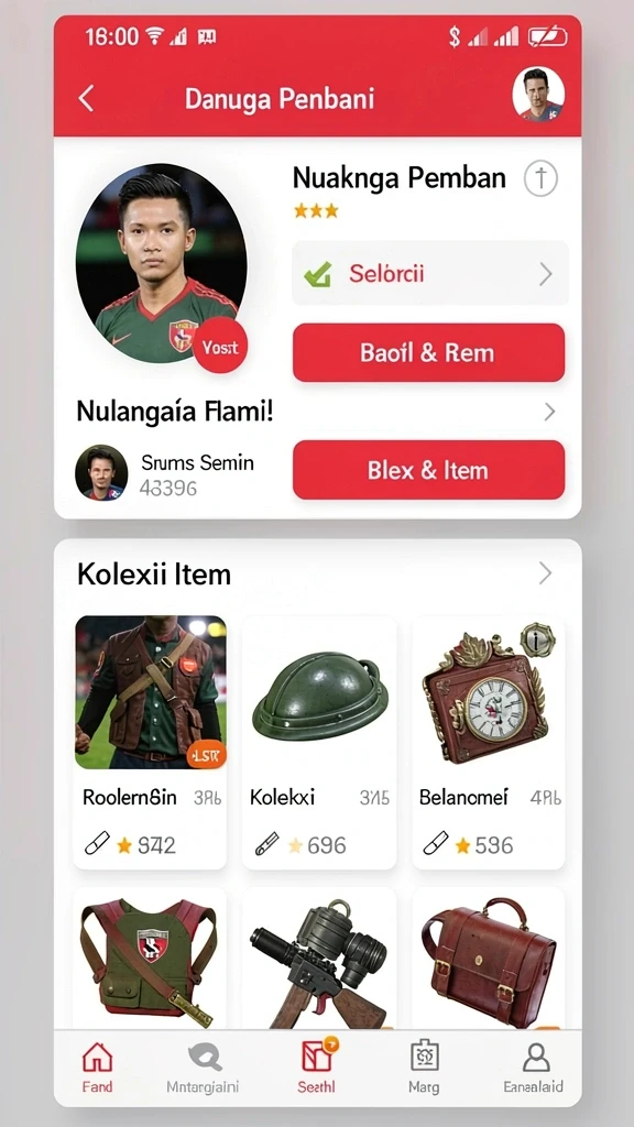 Tampilan awal yang menarik dan mudah dipahami.