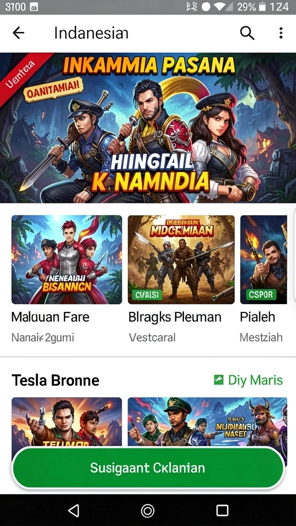 Fitur interaksi sosial yang memungkinkan chat antar pemain.