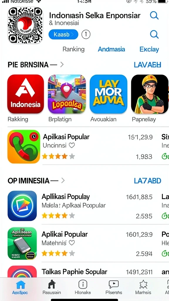 Beragam jenis permainan dengan tantangan yang berbeda.