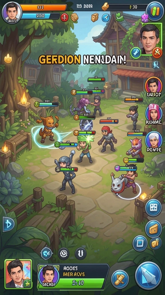 Bergabung dengan teman dalam mode multiplayer yang seru.