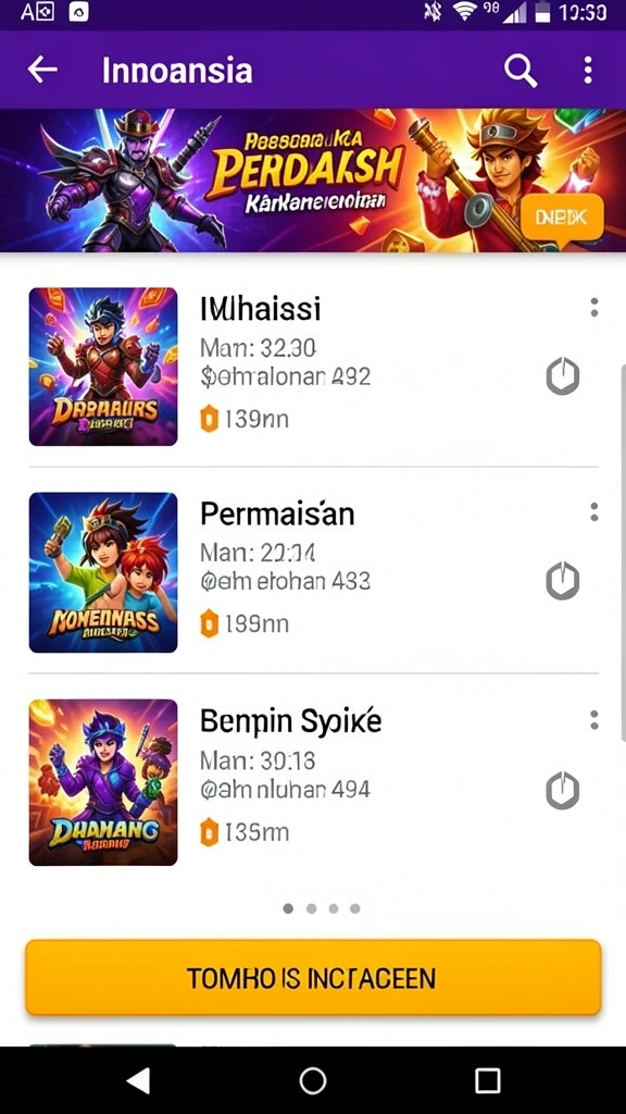 Mode permainan yang beragam dan seru.