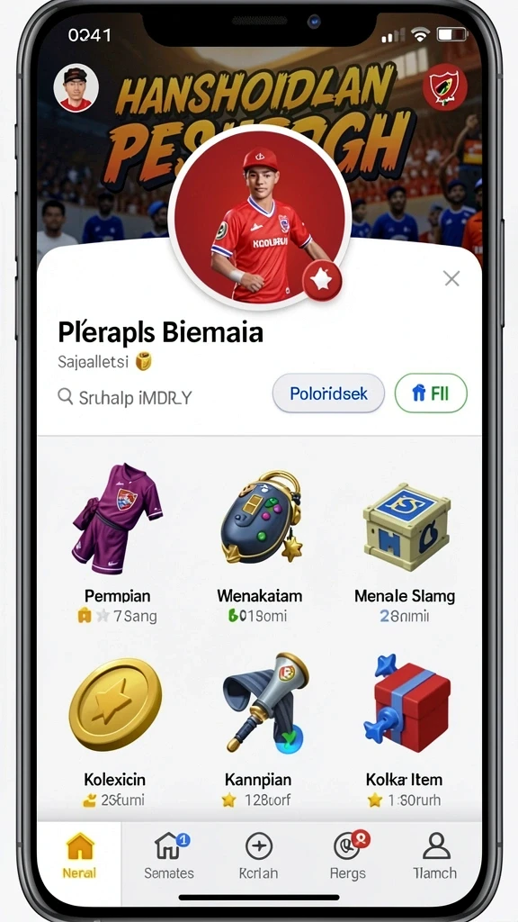 Karakter unik yang dapat dipilih sesuai gaya bermain.