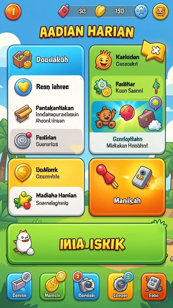 Tantangan seru yang bisa diikuti setiap minggu.