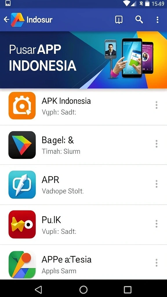 Menu pilihan permainan yang beragam.