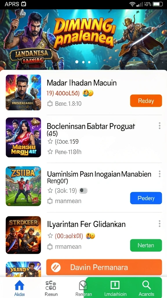 Tampilan hadiah-hadiah menarik yang bisa dimenangkan.