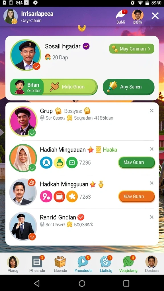 Grafis menawan yang membuat permainan semakin seru.