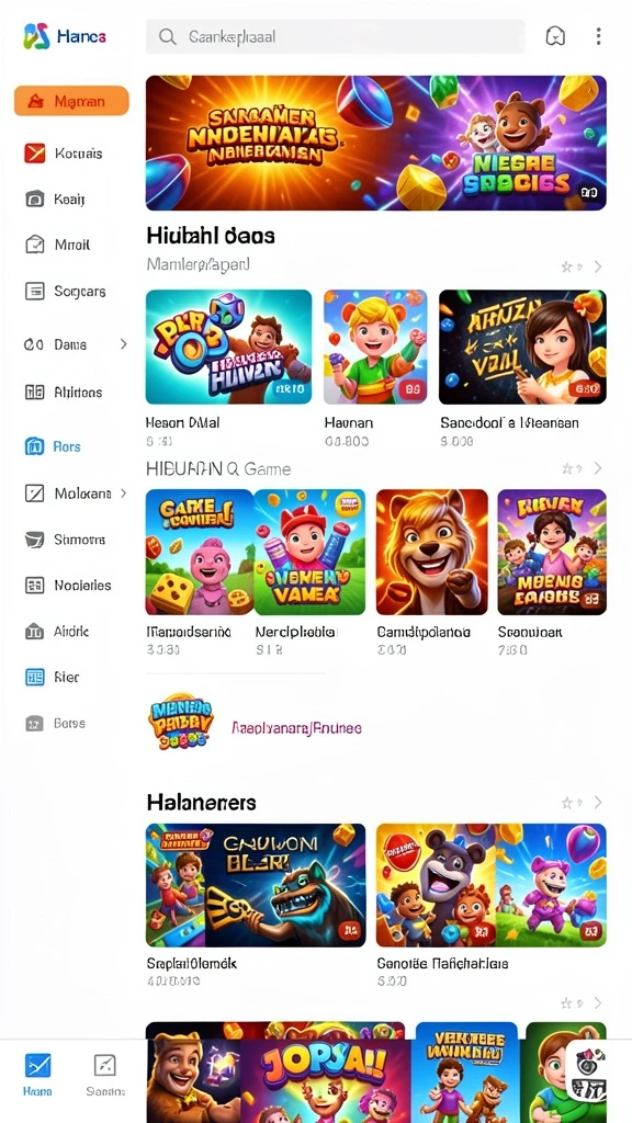 Tampilan awal aplikasi yang menarik dan modern.