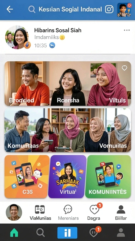 Menunggu hasil undian dengan penuh harapan.