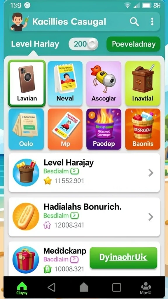 Fitur mode permainan yang bervariasi.