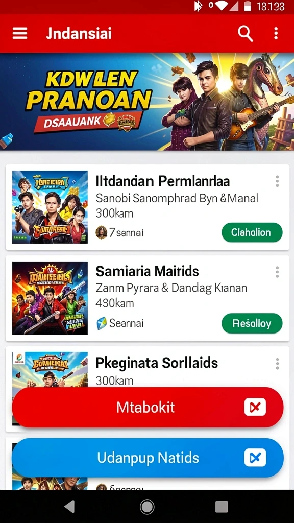 Gambaran antarmuka yang menarik dan mudah dinavigasi.