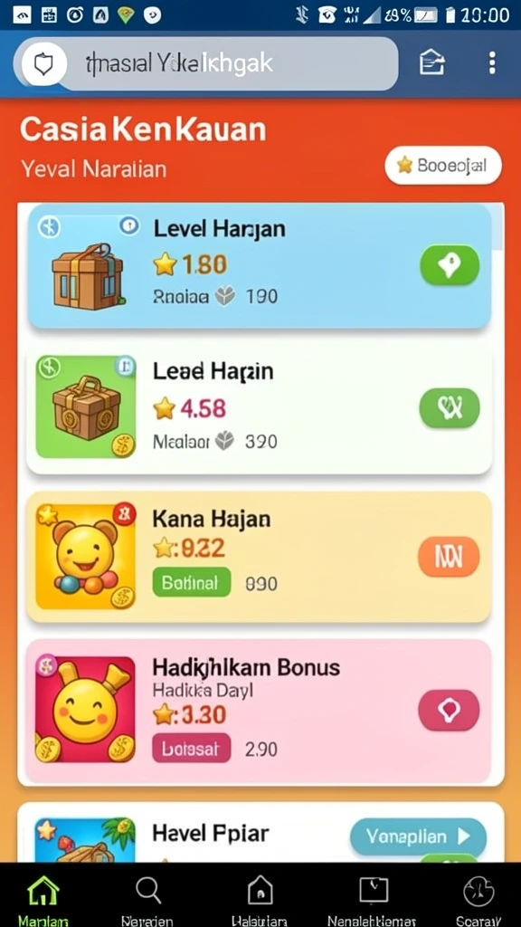 Tampilan antarmuka yang modern dan menarik.