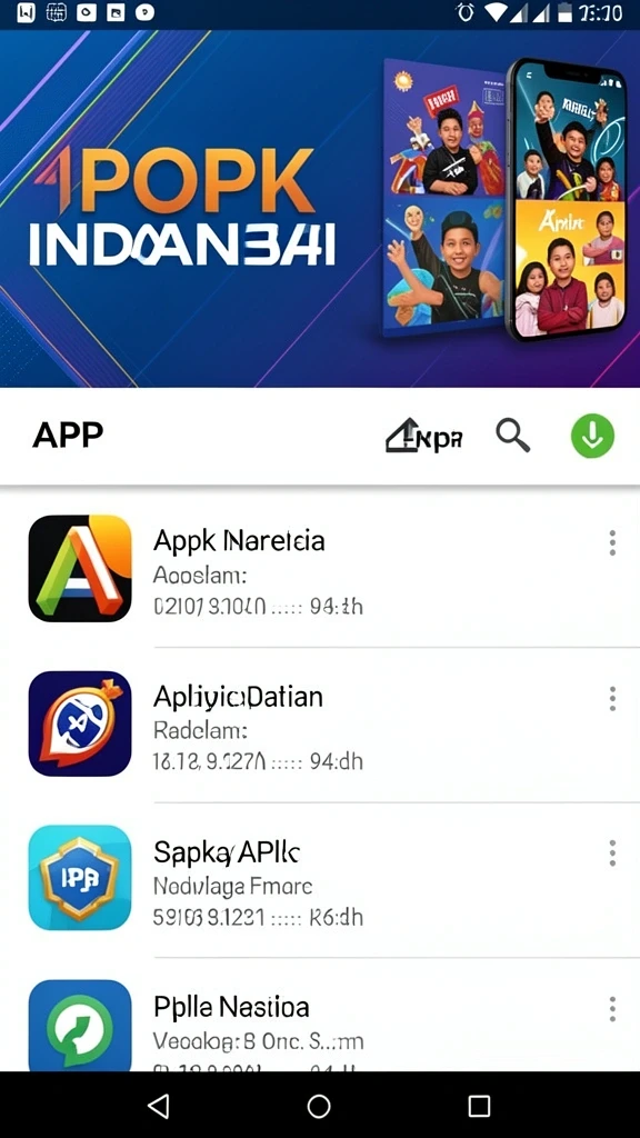Beragam permainan judi yang tersedia dalam aplikasi.