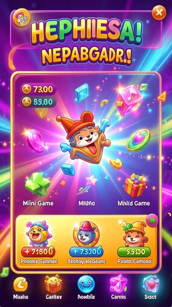 Tangkapan layar menunjukkan menu utama LUCKSVIP yang menarik.