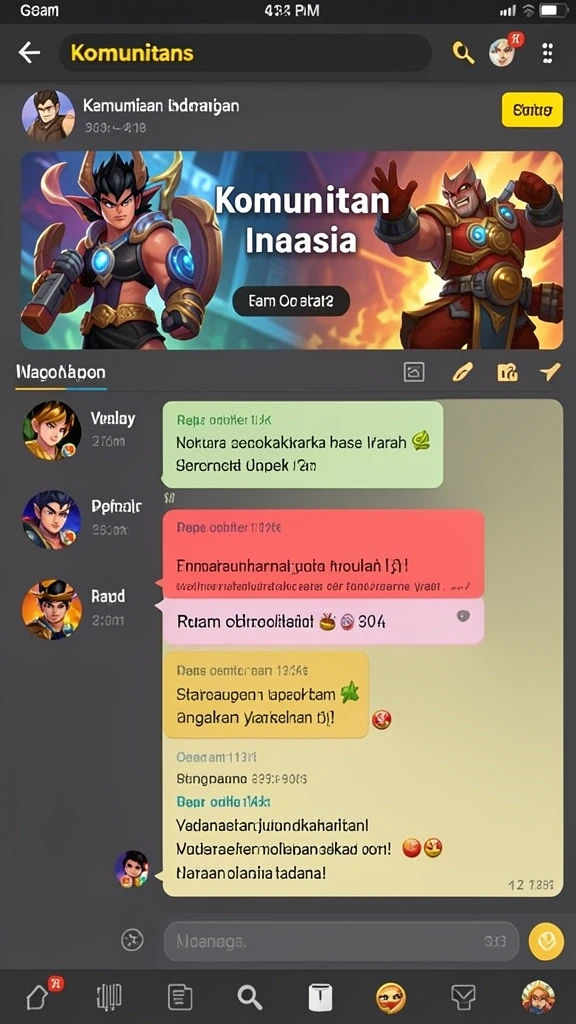 Tangkapan layar menunjukkan tampilan awal permainan yang menarik.