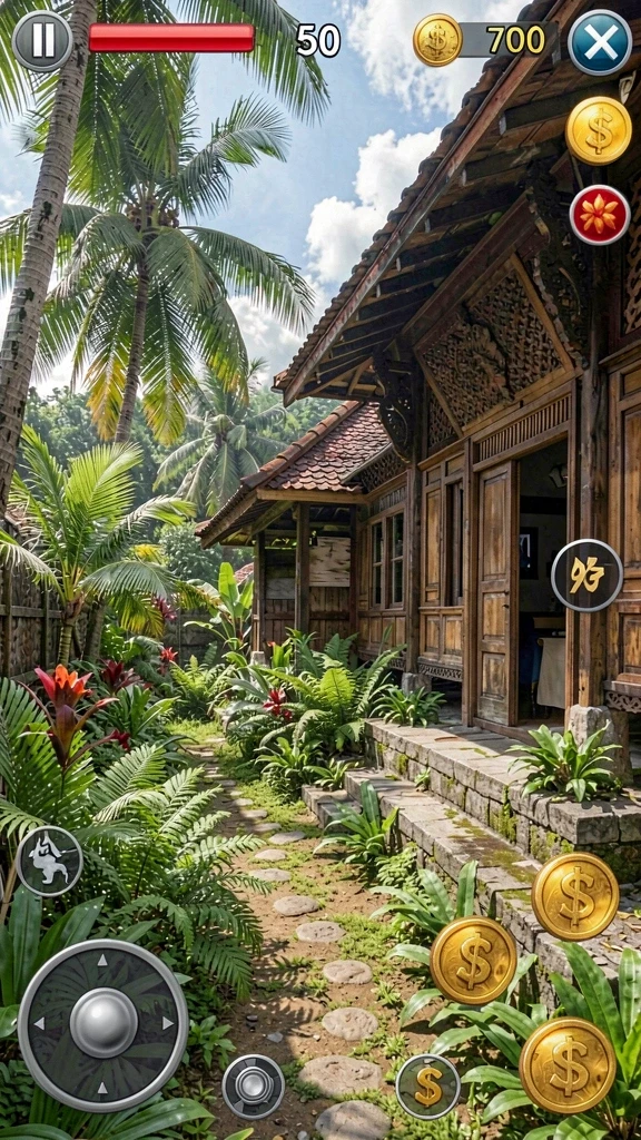 Berbagai tema ubin untuk dipilih.