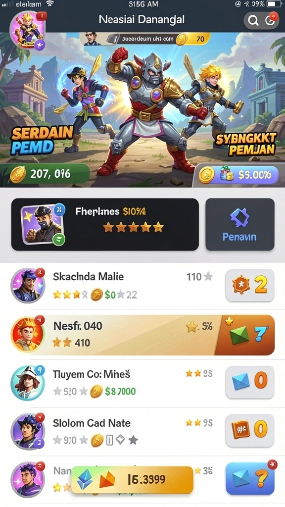 Mode offline memungkinkan bermain di mana saja.