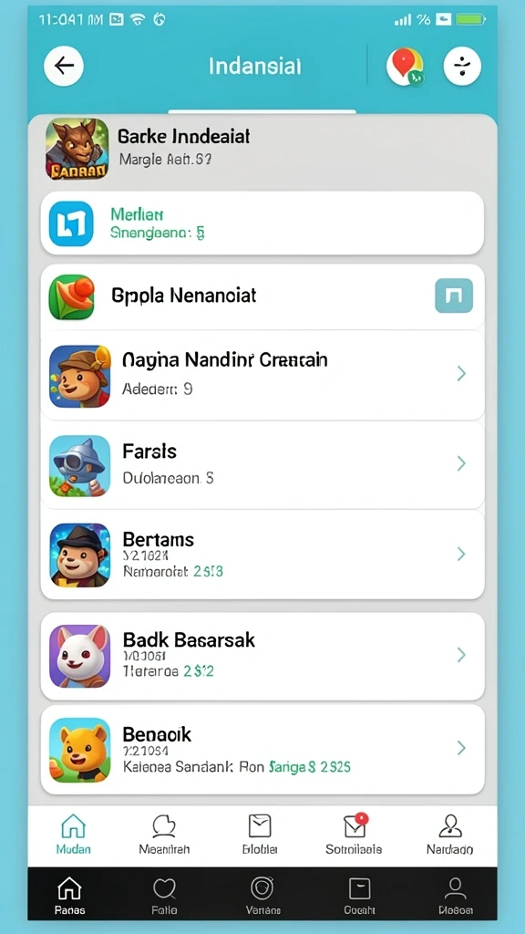 Tampilan antarmuka yang intuitif dan menarik.