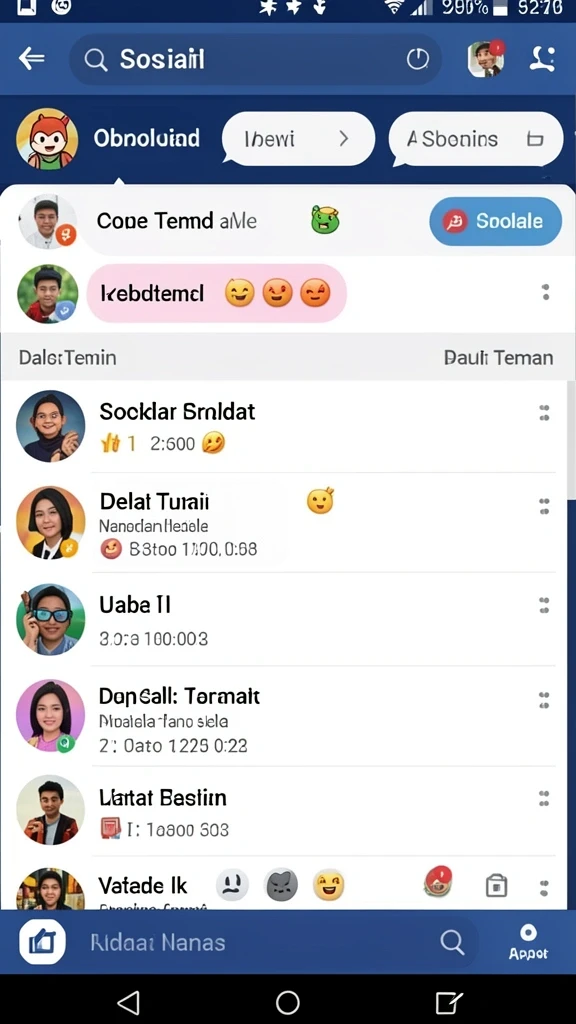 Grafis yang cerah dan visual menarik perhatian.