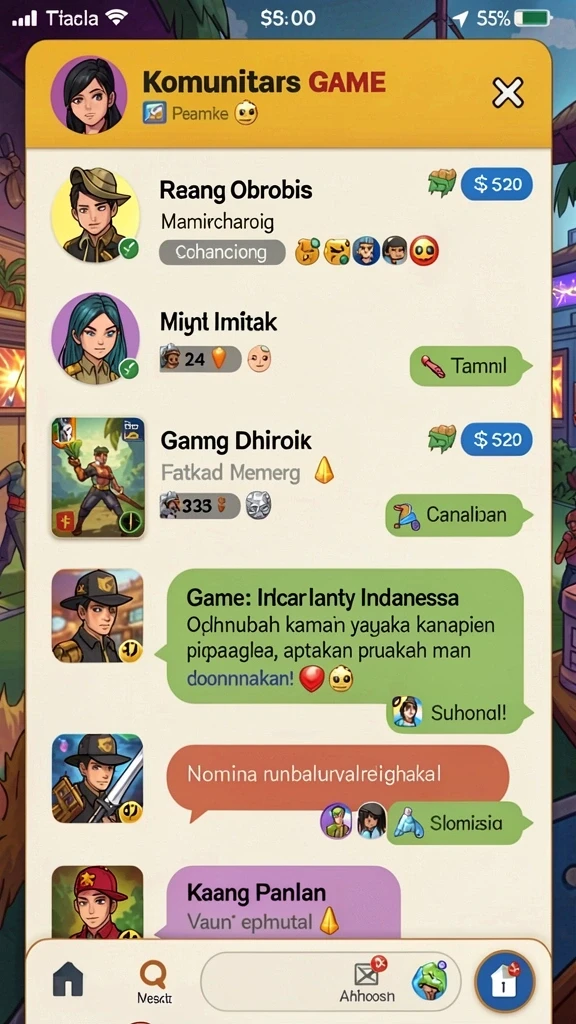 Permainan poker yang seru dan penuh strategi.