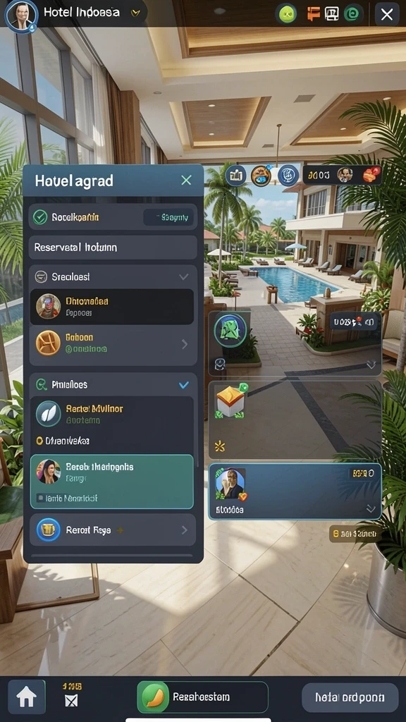 Screenshot menampilkan fitur komunitas untuk interaksi antar pemain.
