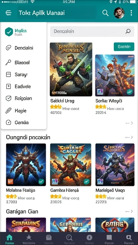 Antarmuka pengguna yang menarik dan mudah dinavigasi.