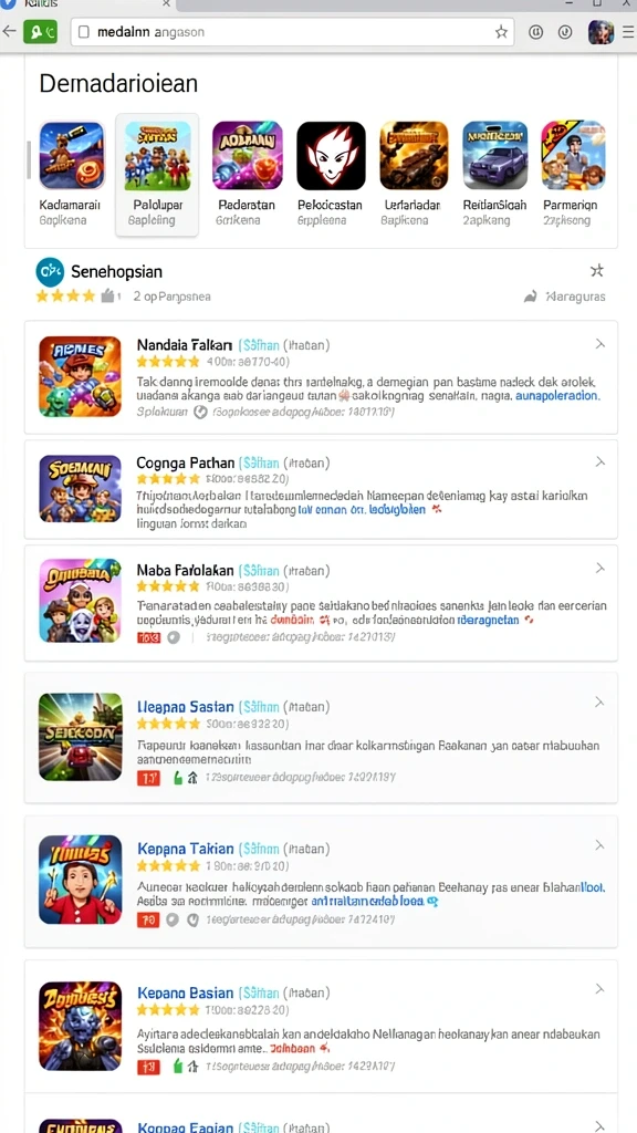 Tampilan awal aplikasi S9S9 yang menarik.