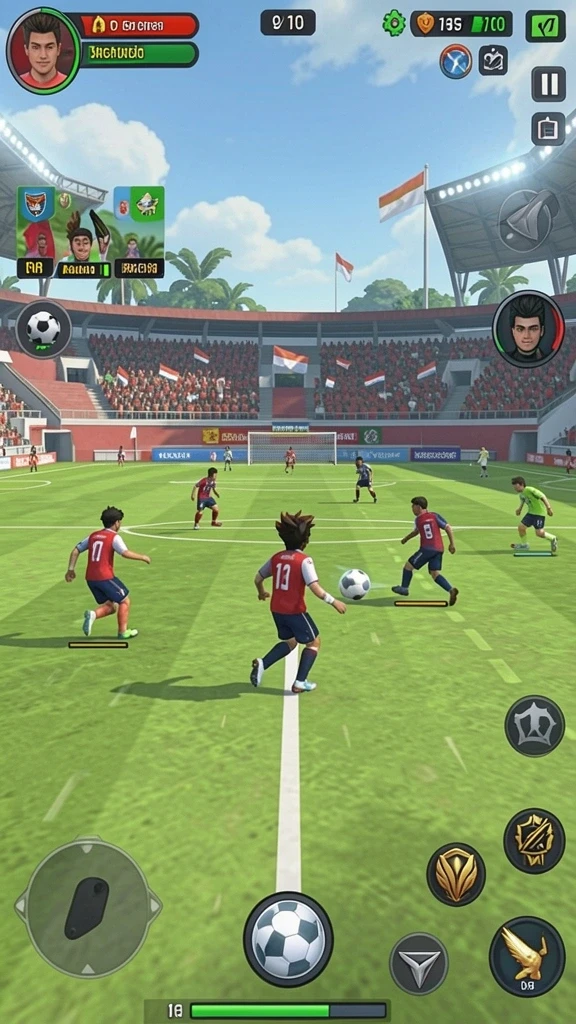 Mode multiplayer yang memungkinkan interaksi dengan pemain lain.
