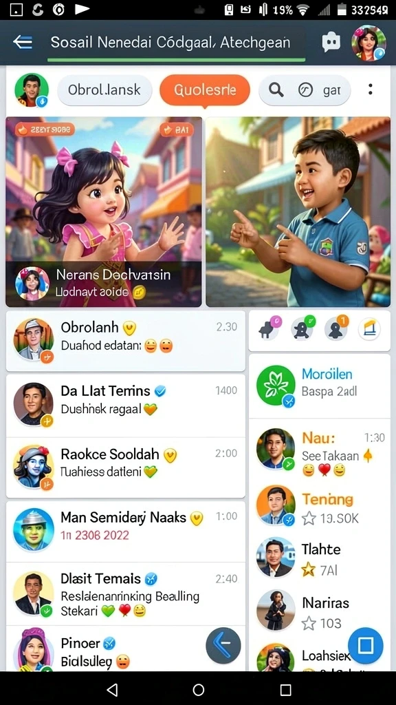 Tampilan antarmuka yang menarik dan mudah digunakan.