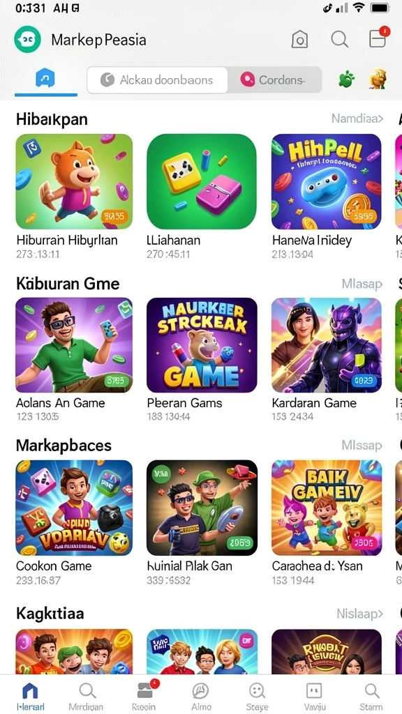 Mode permainan yang beragam dan menarik.