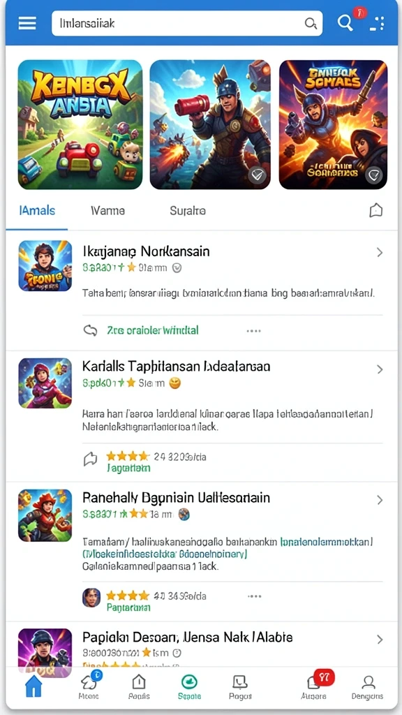 Tampilan antarmuka yang menarik dan mudah dinavigasi.