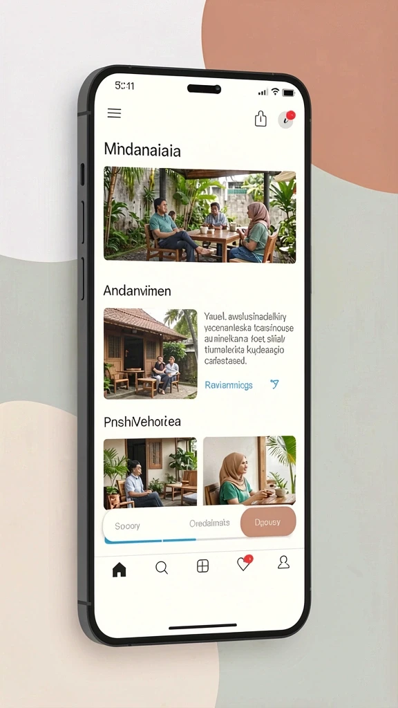 Tampilan antarmuka yang menarik dan modern.