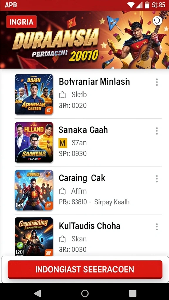 Tampilan antarmuka yang intuitif dan mudah digunakan.