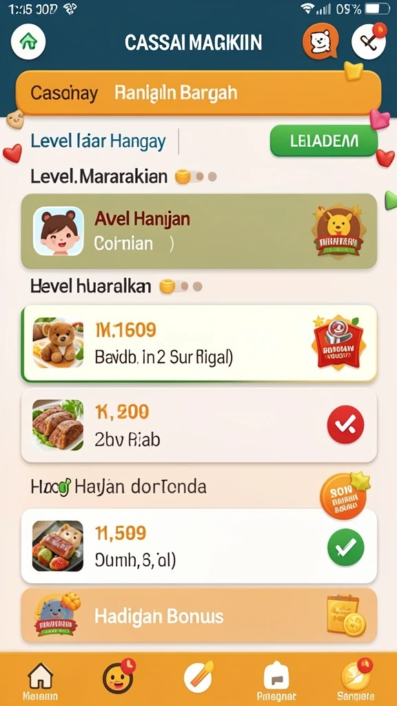 Tampilan antarmuka yang intuitif dan menarik.