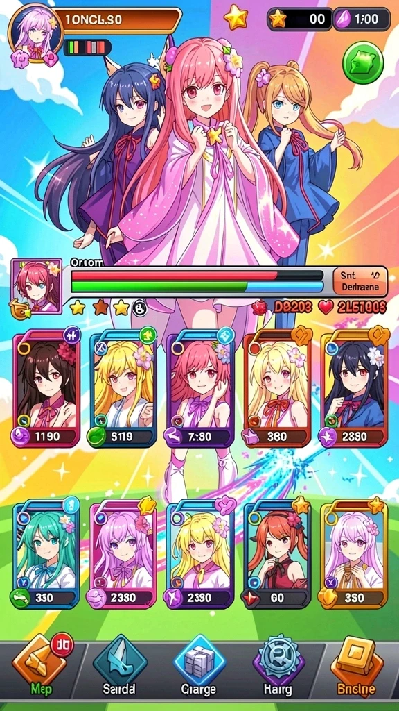 Tampilan utama game VC55 yang menarik.