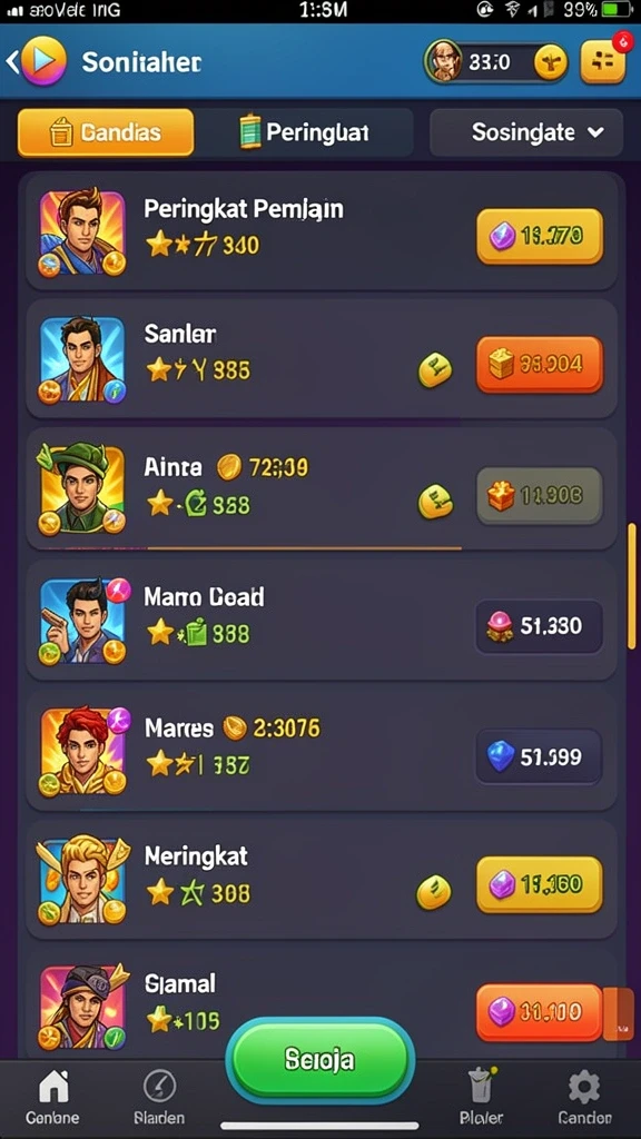 Screenshot memperlihatkan permainan slot yang seru dan menghibur.