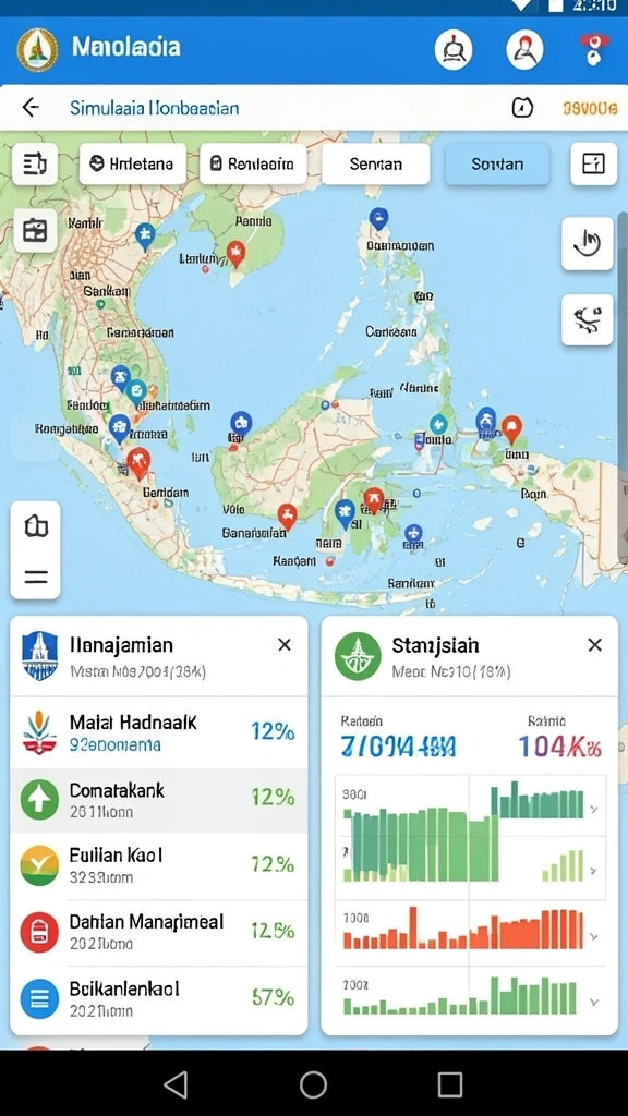 Fitur chat komunitas untuk berinteraksi dengan pemain lain.