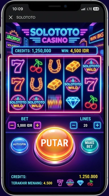 solototo — layar beranda